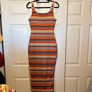 Textured Patterned Dress